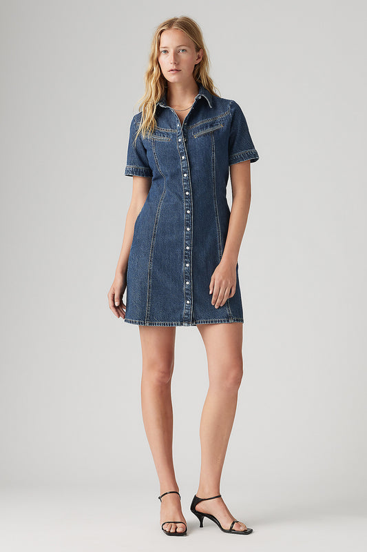 Rinoa Denim Dress Sledge Sister