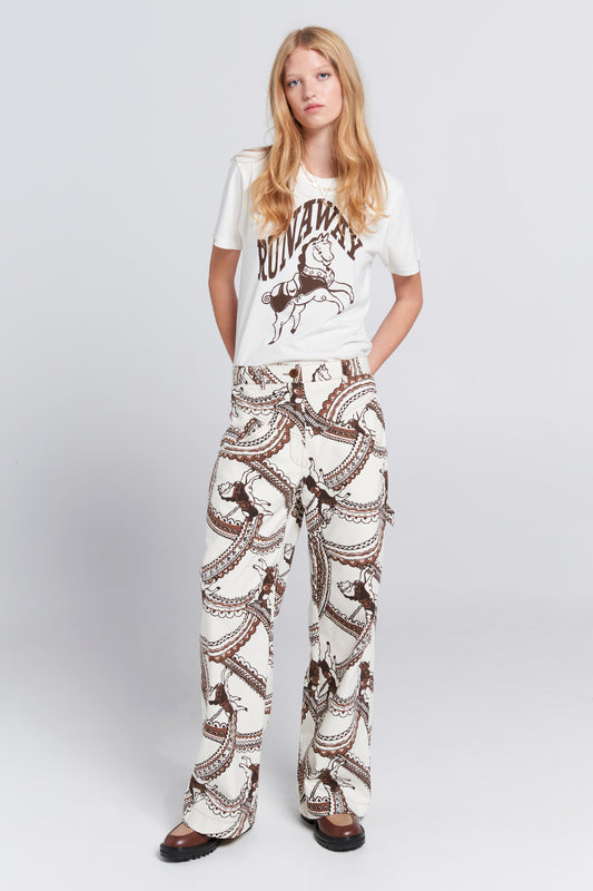 Fairground Pants Cream Multi