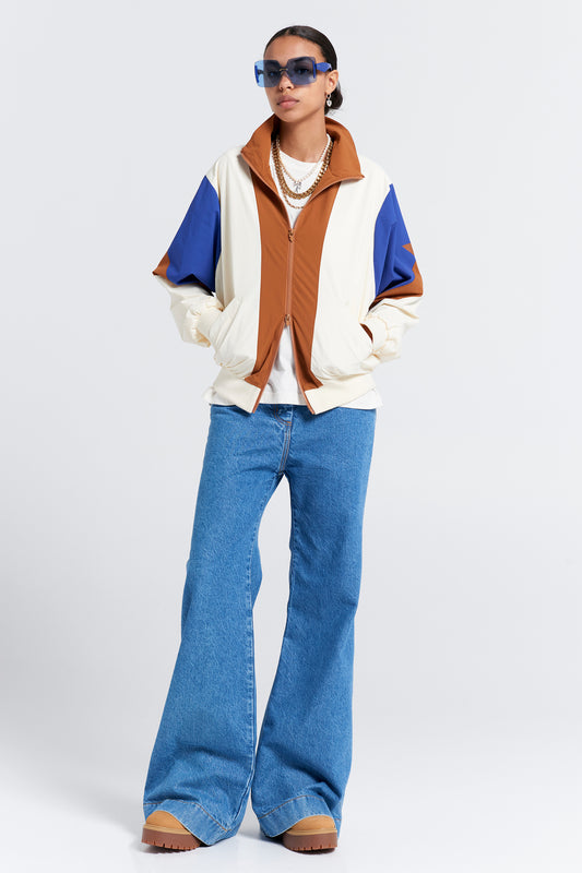 Walker Track Jacket Cream Multi