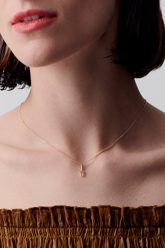 Garden Fork Necklace Gold