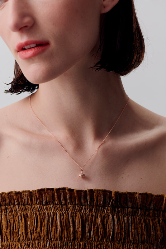 Garlic Necklace Rose Gold