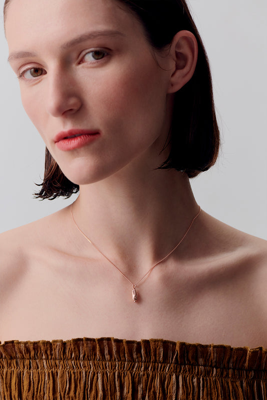 Sweet Corn Necklace Rose Gold